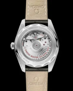 38 mm, acier sur bracelet en cuir|OMEGA Online
