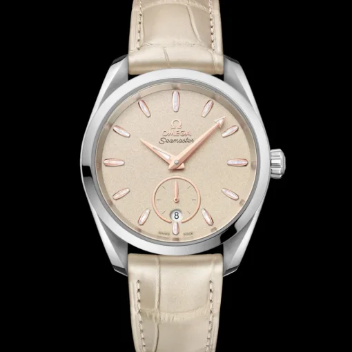 38 mm, acier sur bracelet en cuir|OMEGA Sale