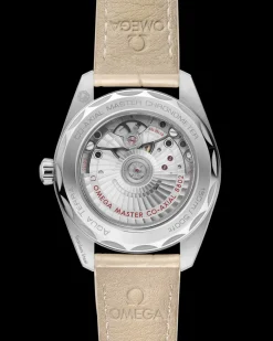 38 mm, acier sur bracelet en cuir|OMEGA Sale