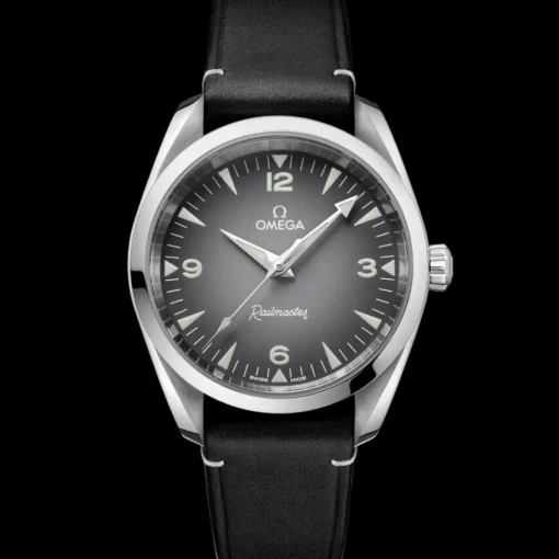 38 mm, acier sur bracelet en cuir|OMEGA Outlet