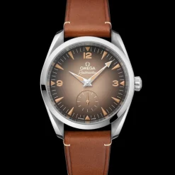 38 mm, acier sur bracelet en cuir|OMEGA Hot