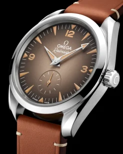 38 mm, acier sur bracelet en cuir|OMEGA Hot