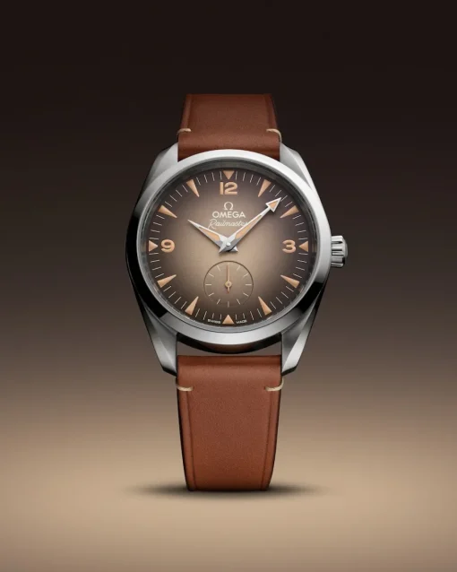 38 mm, acier sur bracelet en cuir|OMEGA Hot
