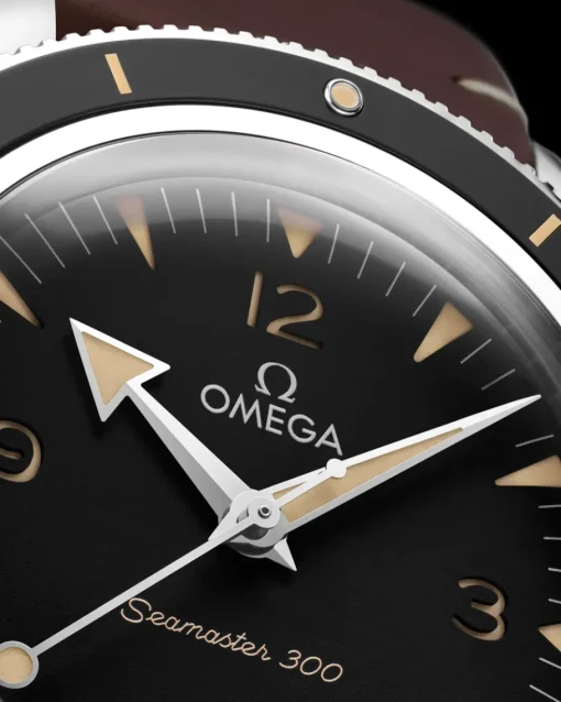 41 mm, acier sur bracelet en cuir|OMEGA Clearance