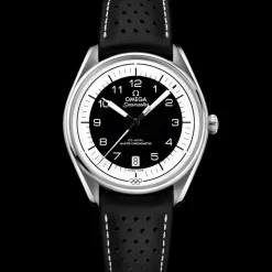 39,5 mm, acier sur bracelet en cuir|OMEGA Outlet