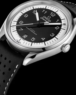 39,5 mm, acier sur bracelet en cuir|OMEGA Outlet