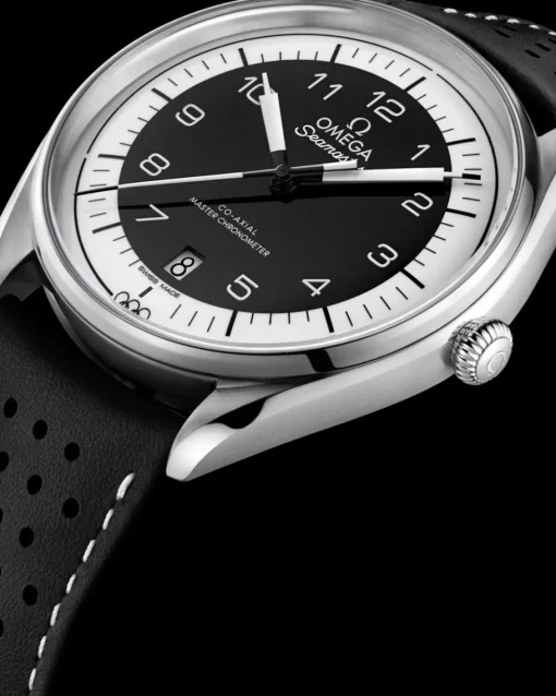 39,5 mm, acier sur bracelet en cuir|OMEGA Outlet