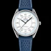 39,5 mm, acier sur bracelet en cuir|OMEGA New