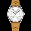 39,5 mm, acier sur bracelet en cuir|OMEGA Discount