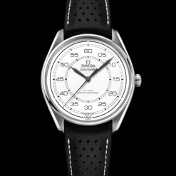 39,5 mm, acier sur bracelet en cuir|OMEGA Outlet
