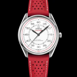 39,5 mm, acier sur bracelet en cuir|OMEGA Outlet