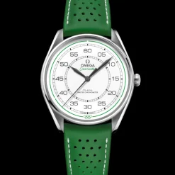 39,5 mm, acier sur bracelet en cuir|OMEGA Online
