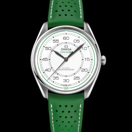 39,5 mm, acier sur bracelet en cuir|OMEGA Online