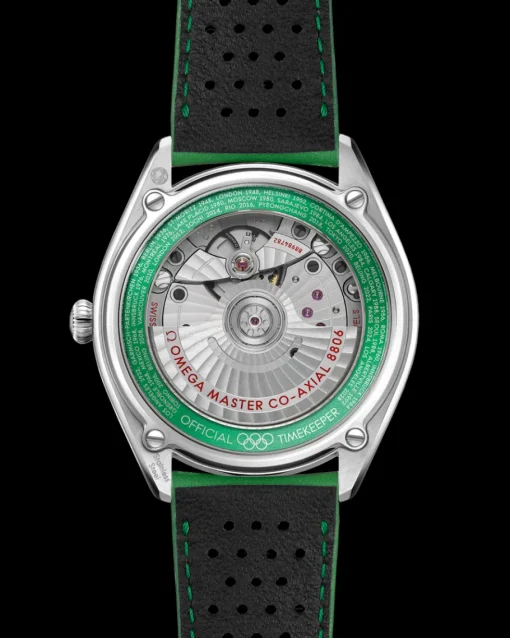 39,5 mm, acier sur bracelet en cuir|OMEGA Online