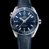 43,5 mm, acier sur bracelet en cuir doublé de caoutchouc|OMEGA Sale