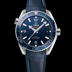 43,5 mm, acier sur bracelet en cuir doublé de caoutchouc|OMEGA Sale