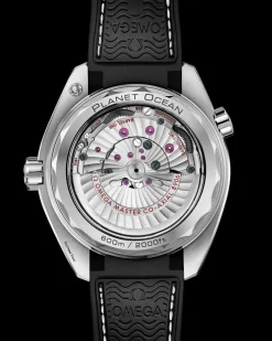 43,5 mm, acier sur bracelet en cuir doublé de caoutchouc|OMEGA Discount