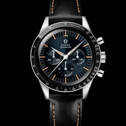 39,7 mm, acier sur bracelet en cuir|OMEGA Clearance