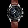 39,7 mm, acier sur bracelet en cuir|OMEGA Clearance