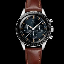 39,7 mm, acier sur bracelet en cuir|OMEGA Clearance
