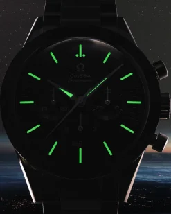 39,7 mm, acier sur bracelet en cuir|OMEGA Clearance