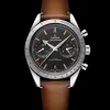40,5 mm, acier sur bracelet en cuir|OMEGA Clearance