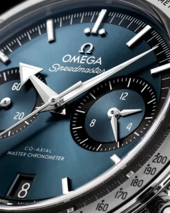 40,5 mm, acier sur bracelet en cuir|OMEGA Discount
