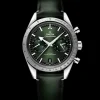 40,5 mm, acier sur bracelet en cuir|OMEGA Discount