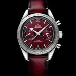 40,5 mm, acier sur bracelet en cuir|OMEGA Fashion