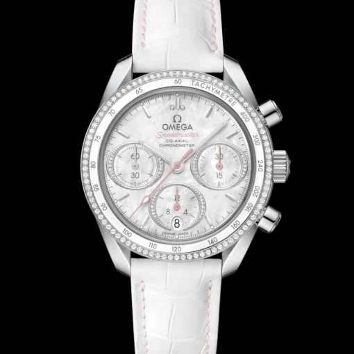 38 mm, acier sur bracelet en cuir|OMEGA Sale
