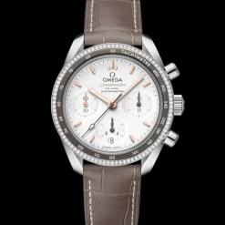 38 mm, acier sur bracelet en cuir|OMEGA Best