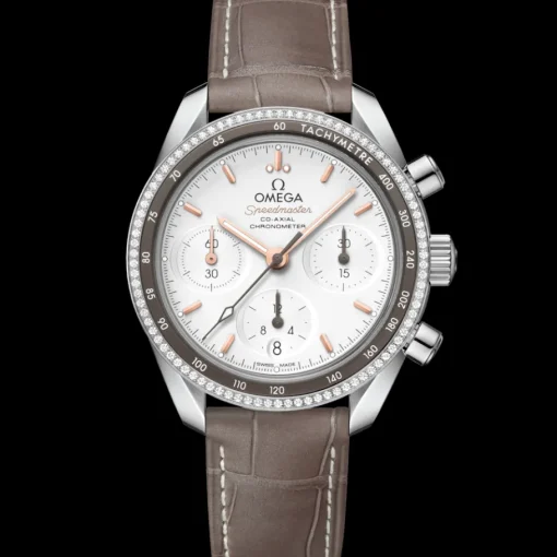 38 mm, acier sur bracelet en cuir|OMEGA Best