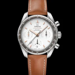 38 mm, acier sur bracelet en cuir|OMEGA Outlet