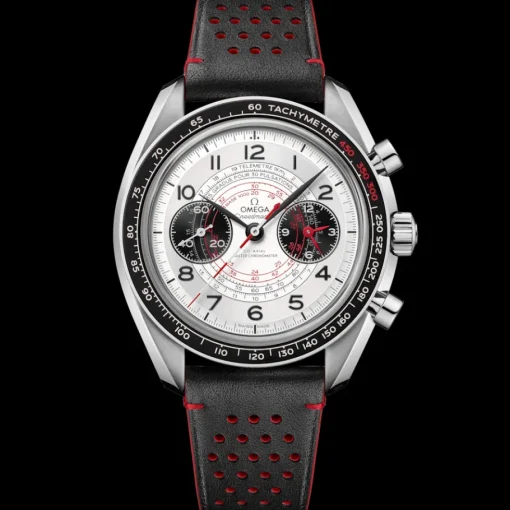 43 mm, acier sur bracelet en cuir|OMEGA Outlet