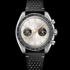 43 mm, acier sur bracelet en cuir|OMEGA Discount