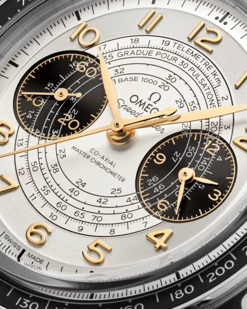 43 mm, acier sur bracelet en cuir|OMEGA Discount