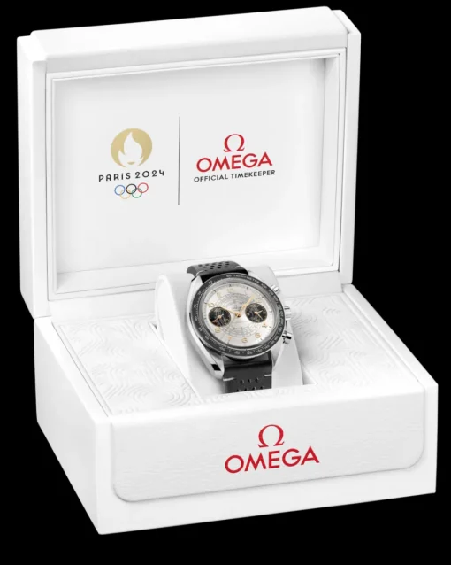 43 mm, acier sur bracelet en cuir|OMEGA Discount