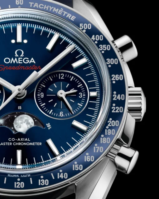 44,25 mm, acier sur bracelet en cuir|OMEGA Best