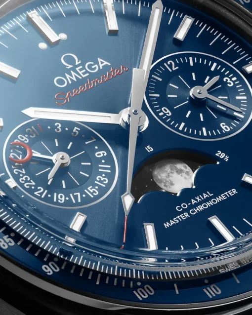 44,25 mm, acier sur bracelet en cuir|OMEGA Best