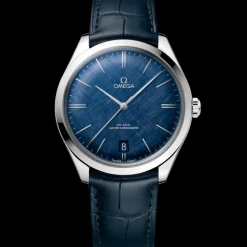 40 mm, acier sur bracelet en cuir|OMEGA Online