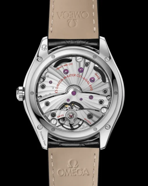 40 mm, acier sur bracelet en cuir|OMEGA Hot