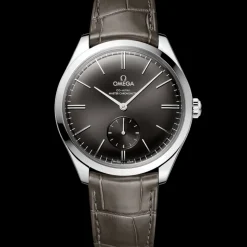 40 mm, acier sur bracelet en cuir|OMEGA Best