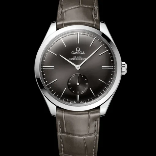 40 mm, acier sur bracelet en cuir|OMEGA Best