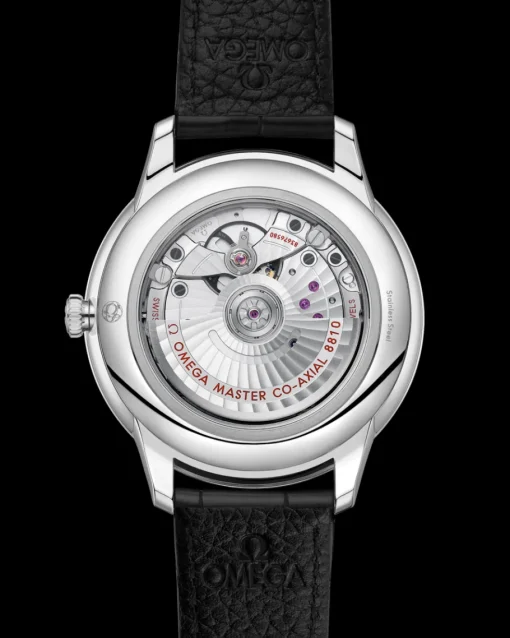 41 mm, acier sur bracelet en cuir|OMEGA New