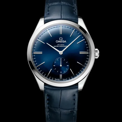 40 mm, acier sur bracelet en cuir|OMEGA Hot