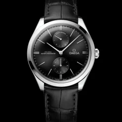 40 mm, acier sur bracelet en cuir|OMEGA Sale