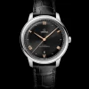 40 mm, acier sur bracelet en cuir|OMEGA Clearance