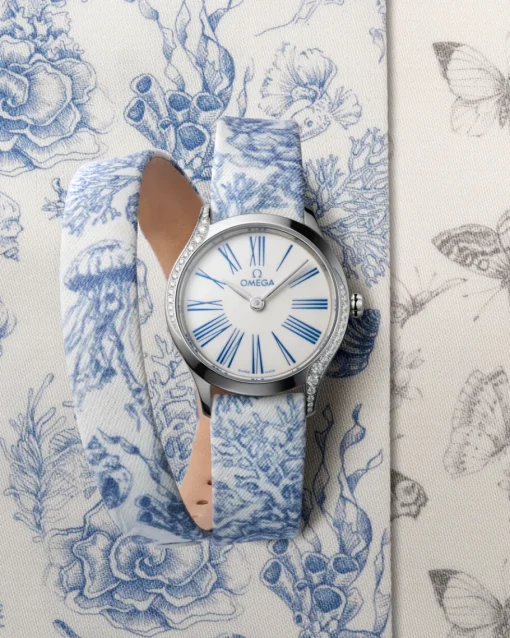 26 mm, acier sur toile de jouy|OMEGA New