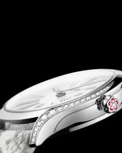 26 mm, acier sur toile de jouy|OMEGA New