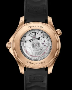 42 mm, Bronze gold sur bracelet caoutchouc|OMEGA New